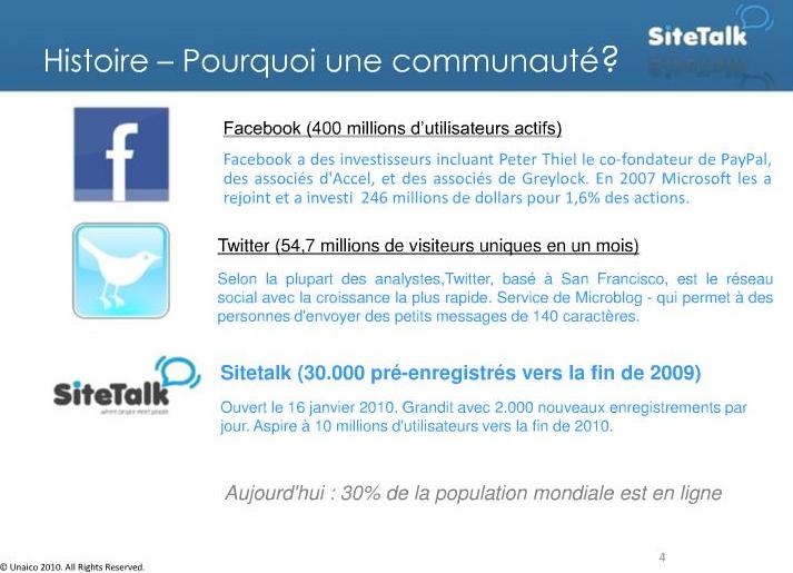 Histoire - Pourquoi une communaute