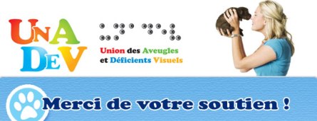 Vous souhaitez faire un don à l'UNADEV, soutenir une de nos actions plus particulièrement qu'une autre, comme une portée de chien par exemple, nous vous en remercions